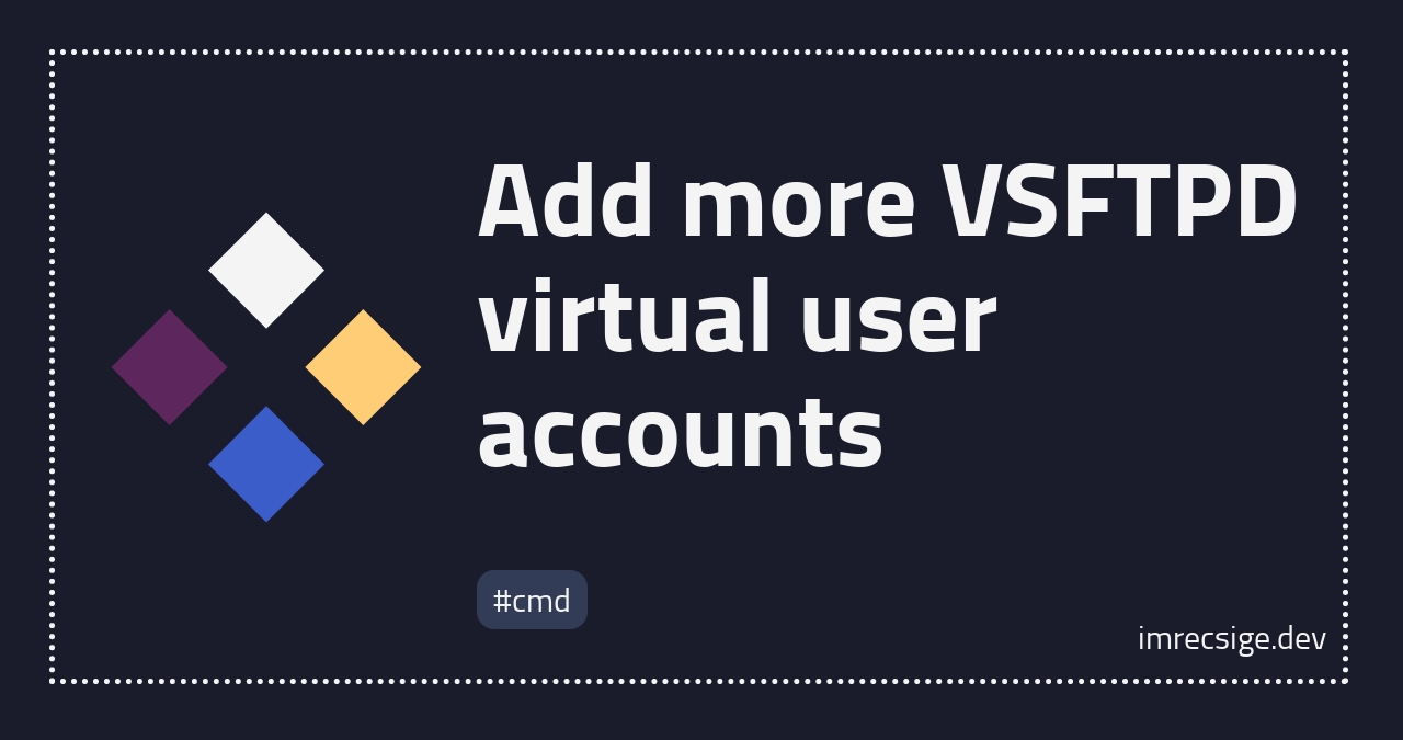 Add More VSFTPD Virtual User Accounts Imre Csige